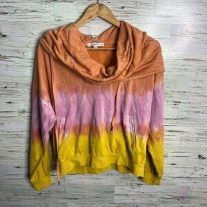 Young Fabulous & Broke Piper Tie Dye Ombré Sweatshirt Hoodie small